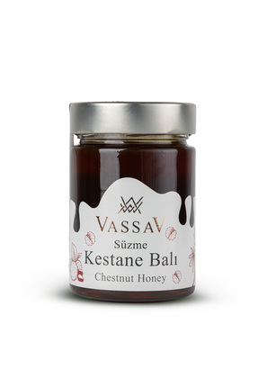 Vassav Kestane Balı Cam kavanoz / 420 gr