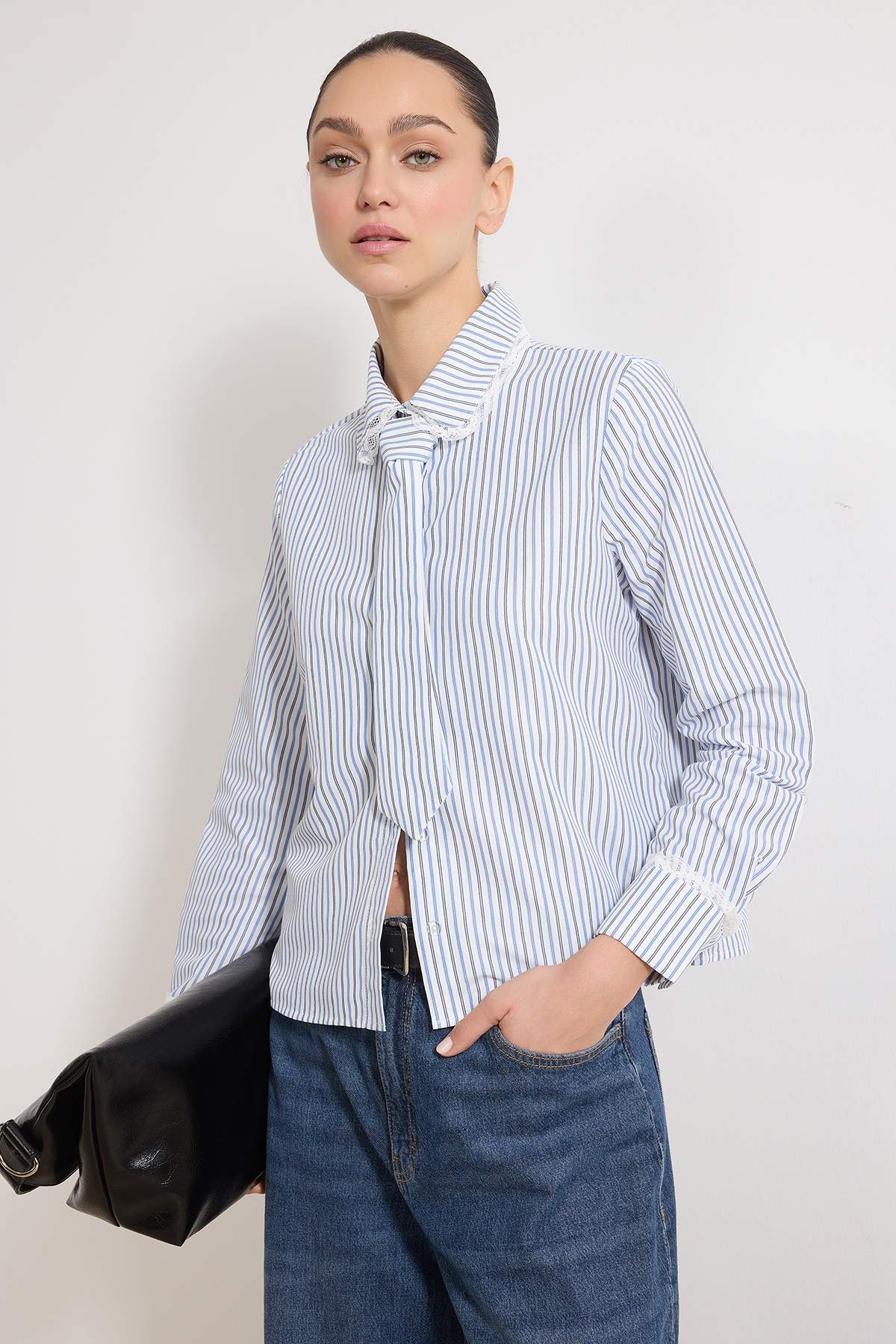 trendyolmilla-womens-striped-long-oversize-sh