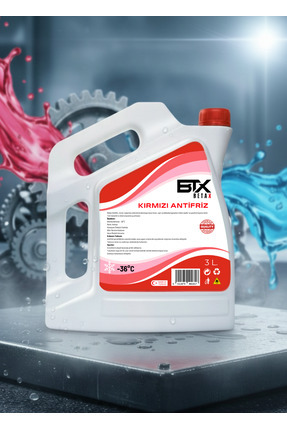 Betax Antifriz -36 Derece 3lt Kırmızı Radyatör Ve Güneş Enerjisi Antifrizi
