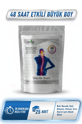 İlla Life Hızlı Etkili Büyük Boy Kas Eklem Bel Bacak Kol Boyun Sırt Omuz Karı...