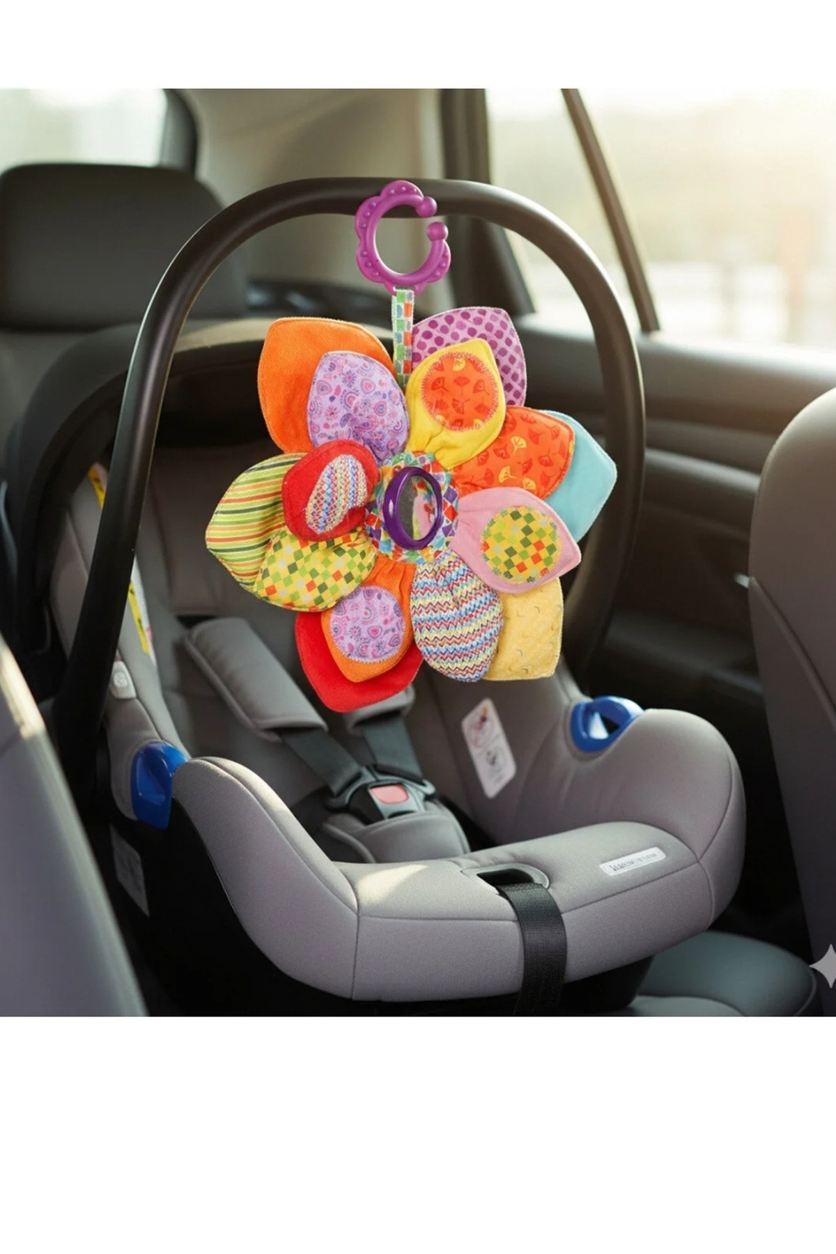 Budizzz Renkli Çıngıraklı Aktivite Oyuncak | 0-2 Yaş Bebek Oyuncağı fotoğrafı 6 (önizleme)