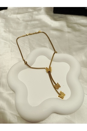 AYKE AKSESUAR Çelik Kelebek Kolye