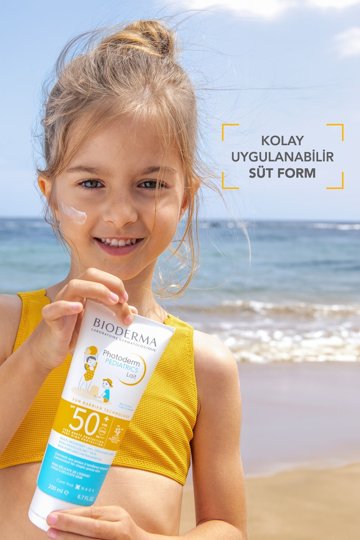 Bioderma Photoderm Pediatrics Lait SPF50+ Antioksidan Yüksek Korumalı Süt Formda Çocuk Güneş Kremi 100 ML fotoğrafı 4 (önizleme)