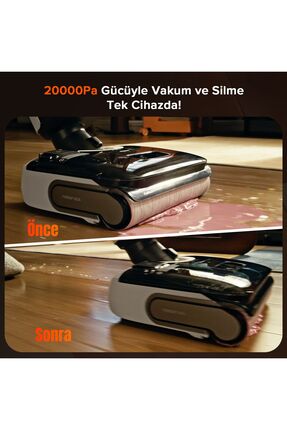 Roborock F25 RT Islak Kuru Akıllı Dikey Süpürge