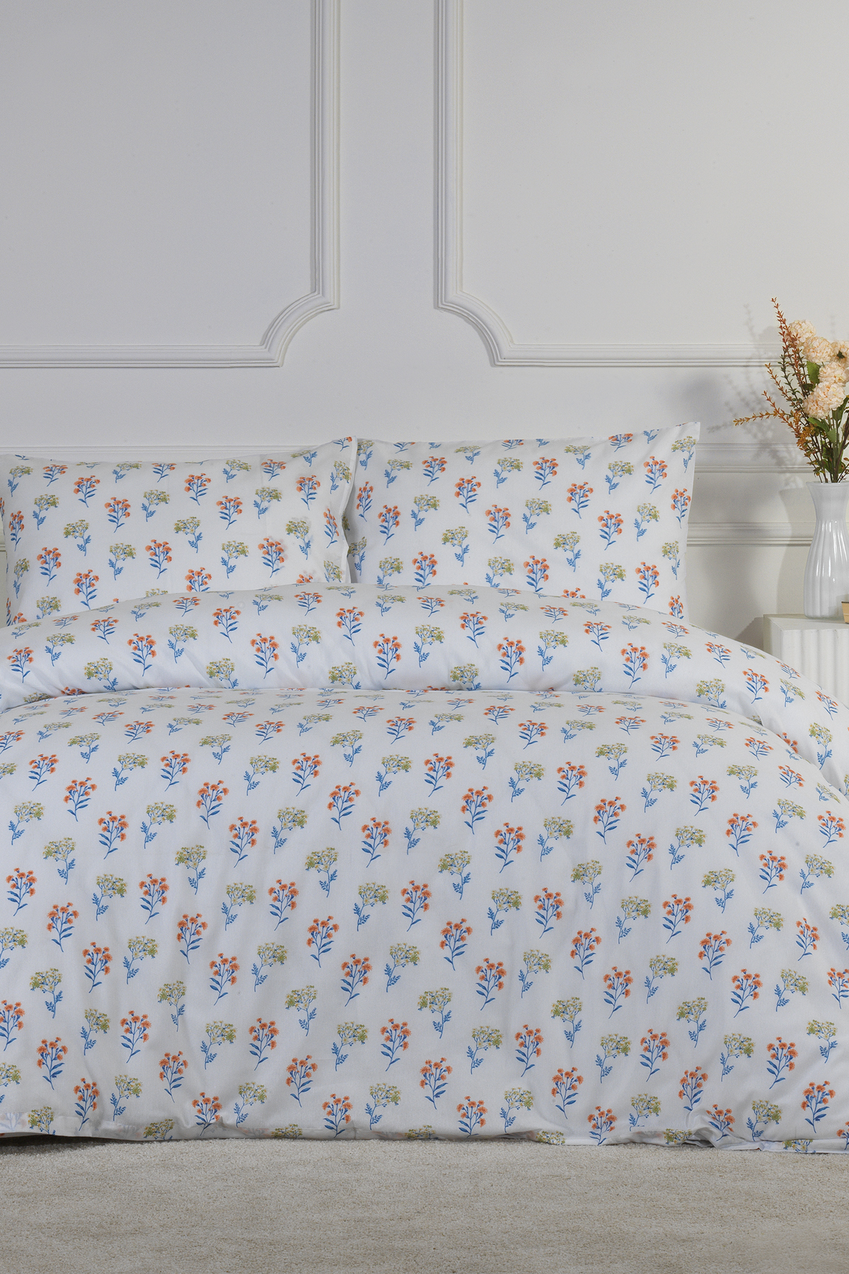 Caren Nevresim Takımı Tek Kişilik Lastikli Çarşaf (160x220 cm) Hardal