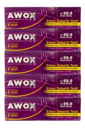 AWOX Erken Geblik Testi %99.8 Kesin Sonuç X 5 Adet Test5