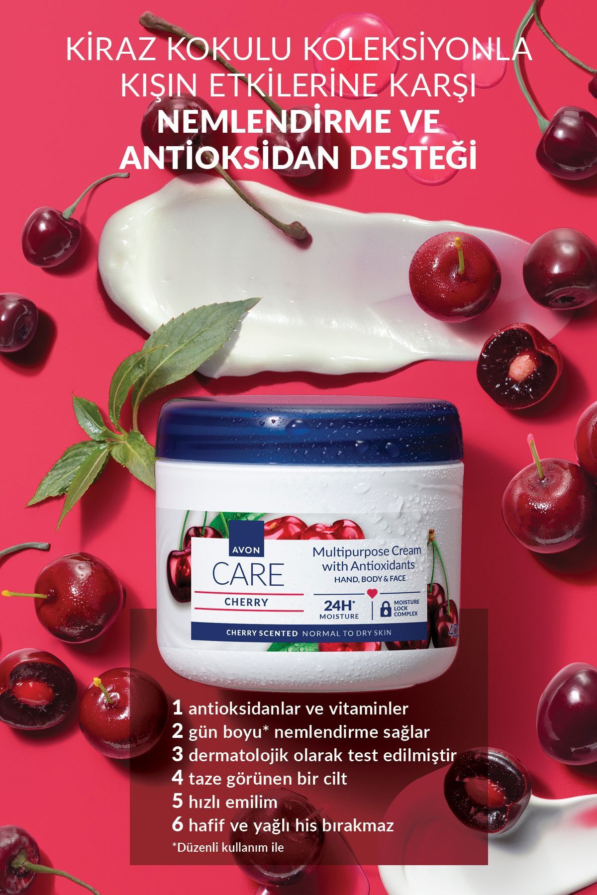 Care Kiraz Kokulu Çok Amaçlı Krem 400ml — 1235142 — تصویر 2 از 4