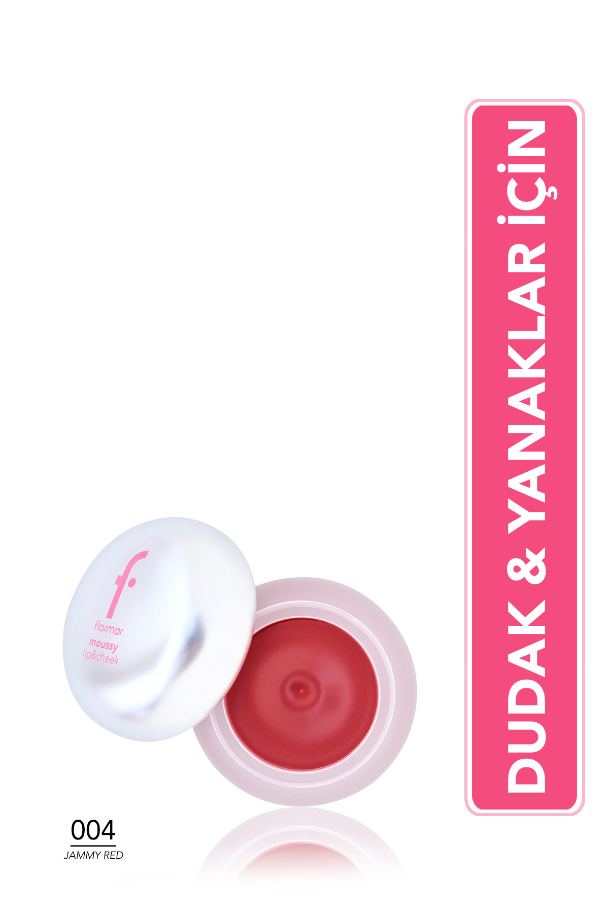 Flormar K-Spirit Doğal Renk Veren Kolay Uygulanabilir Dudak ve Yanak Renklendiricisi - 004 Jammy Red - Fiyatı, Yorumları