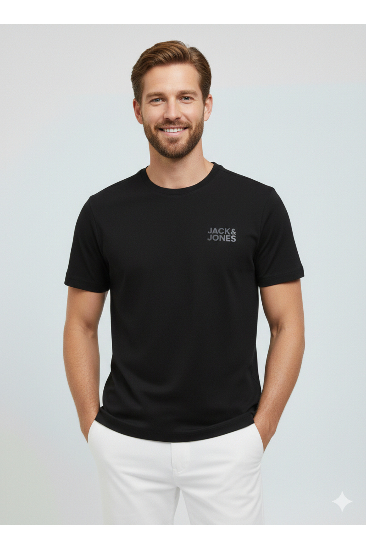 جک اند جونز تی‌شرت مردانه جک جونز مدل Jjecorp Logo O Neck کد 12151955sg