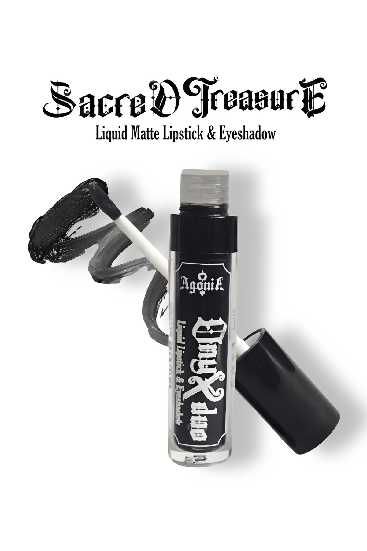 Agonia OnyxDuo Siyah Mat Likit Ruj & Far — Vegan İçerikli — 6ml - Fiyatı, Yorumları