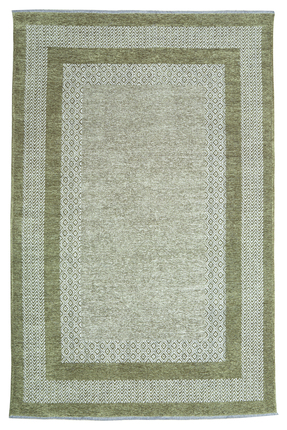 My Home Halı Nordi 11543-G Çerçeve Desenli Yıkanabilir Salon Mutfak Yolluk Ye...