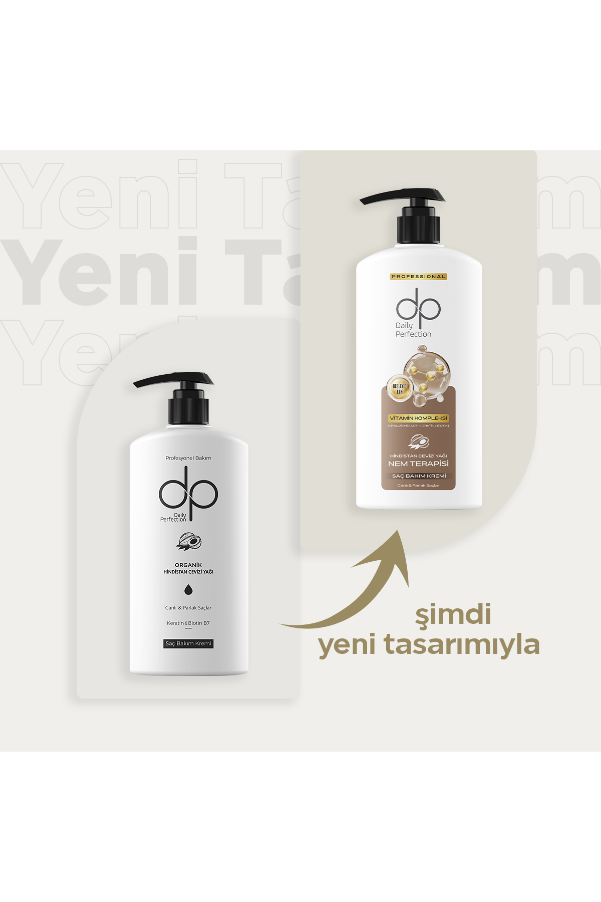 Saç Bakım Kremi Organik Hindistan Cevizi Yağı 500 ml X 3 Adet — TYC00250851655 — تصویر 2 از 4
