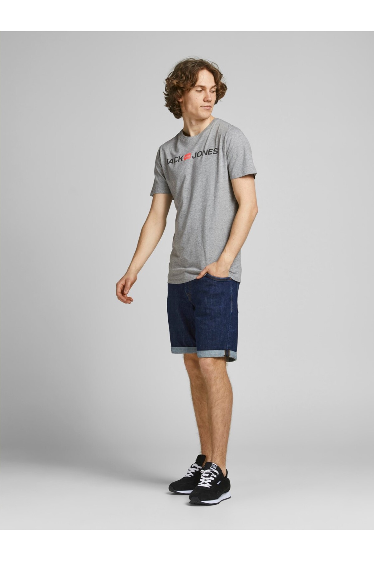 تیشرت مردانه راسته آستین کوتاه | جک اند جونز Jack & Jones 12137126 - تصویر 3