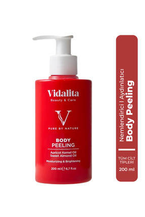Vidalita Beauty & Care Doğal Vücut Peelingi – Kayısı Çekirdeği & Tatlı Badem ...