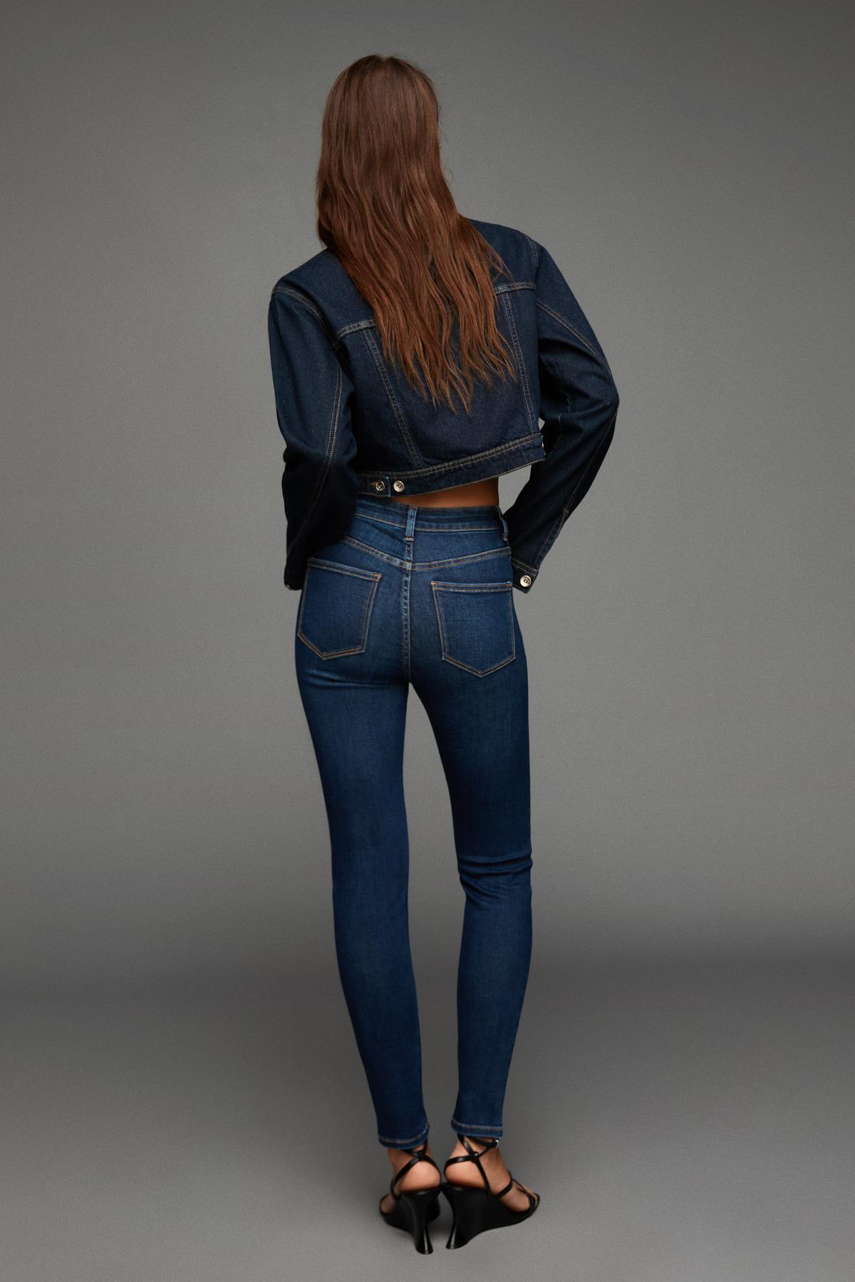 Bershka  Yüksek bel soft skinny fit jean - Görsel 3