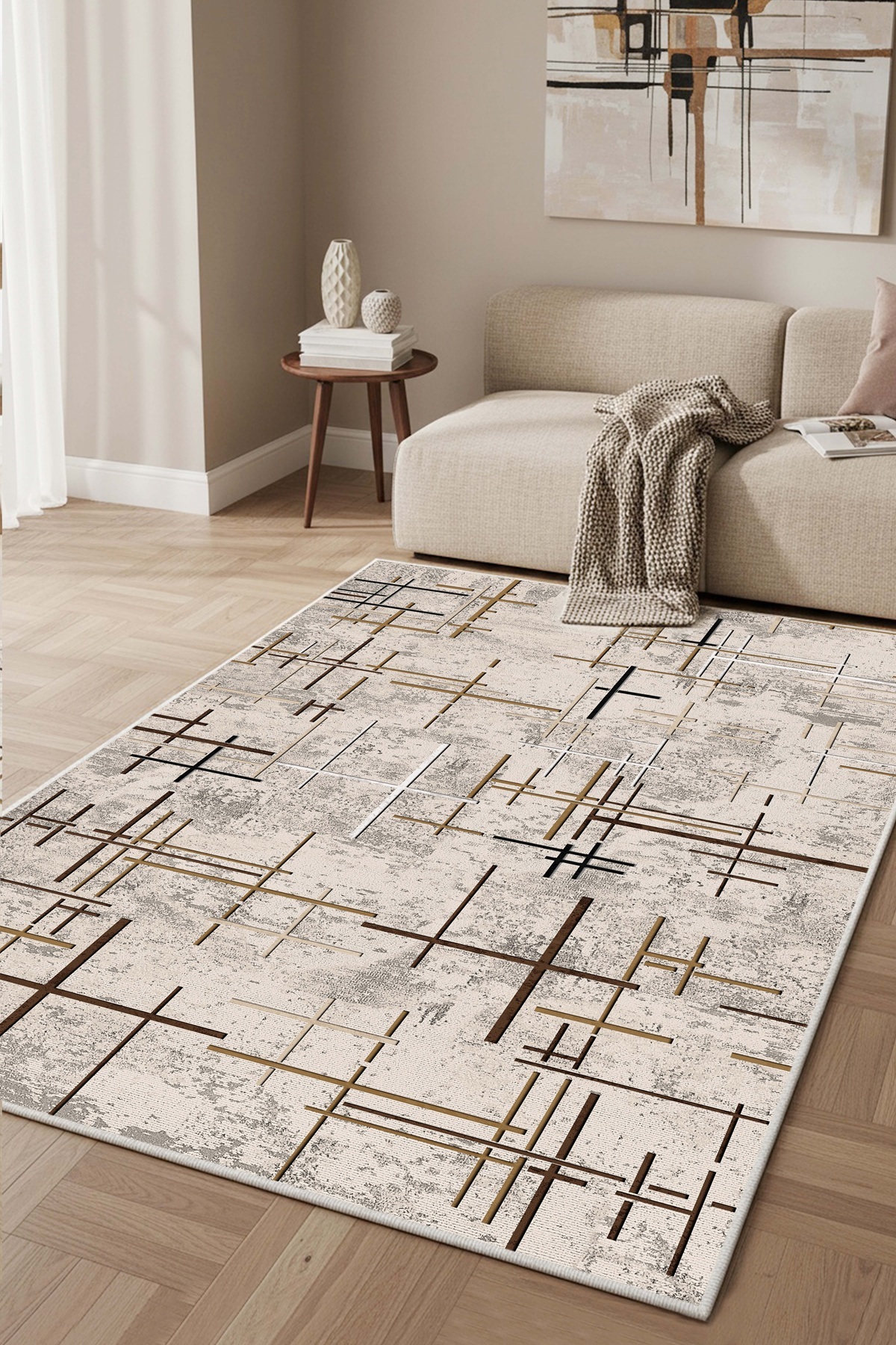 West Home Ψηφιακή εκτύπωση Πλενόμενη αντιολισθητική βάση Χαλί κουζίνας Χαλί δ...