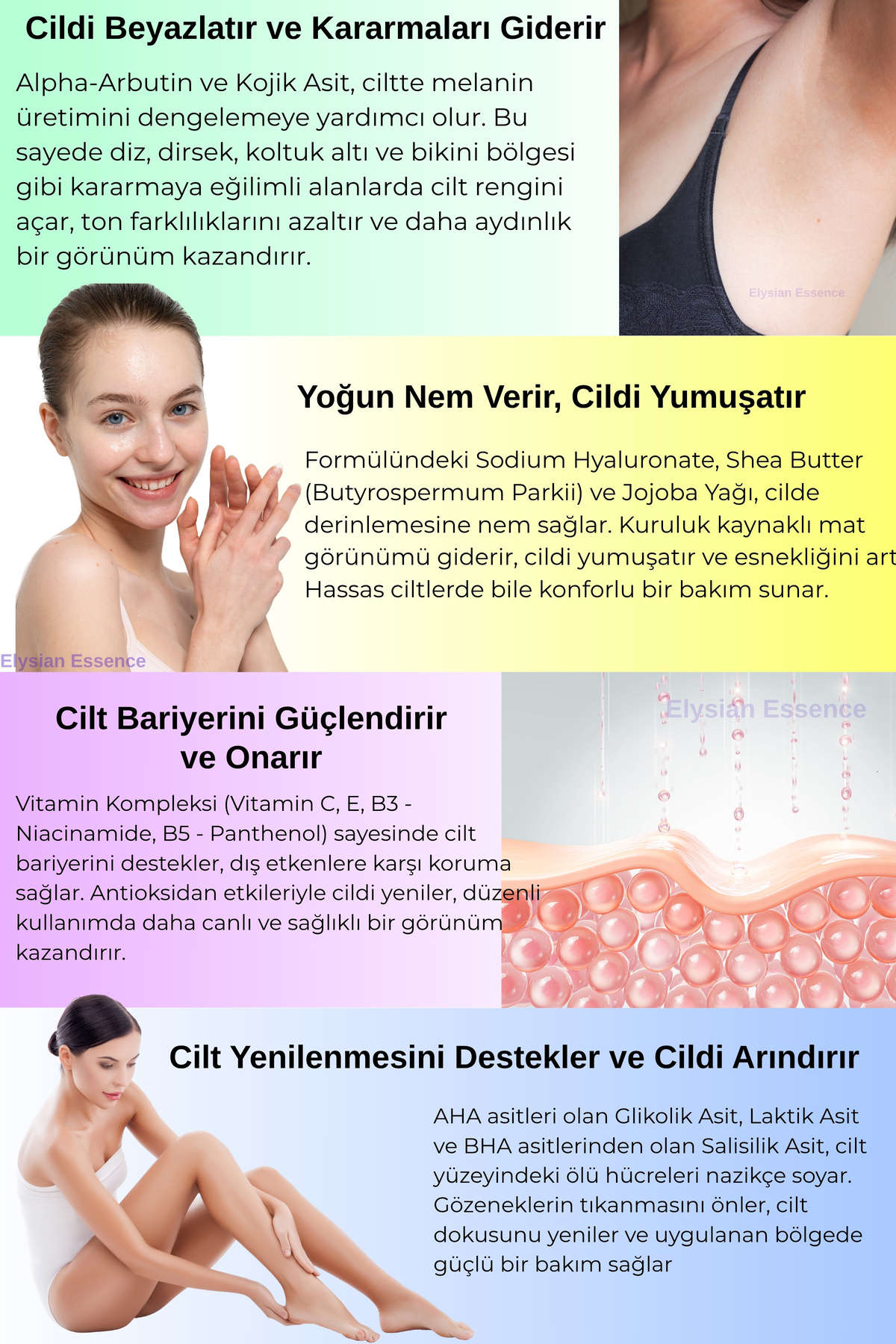 Cilt Beyazlatıcı | Kararma Giderici Krem - Genital Bölge, Koltuk Altı, Bikini Bölgesi ve Vücut 100ml — 4428 — تصویر 5 از 7