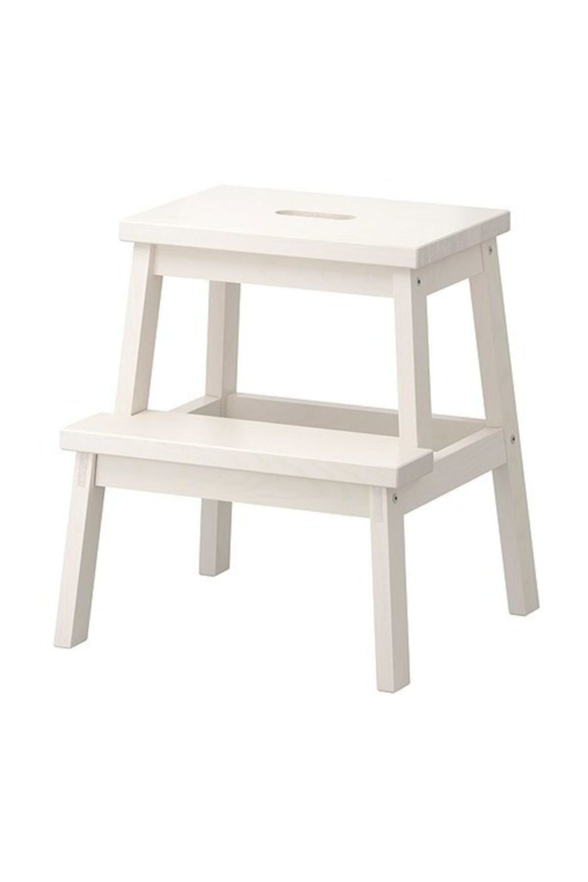 Bekvam Stepped Kitchen Stool Ladder - White Color