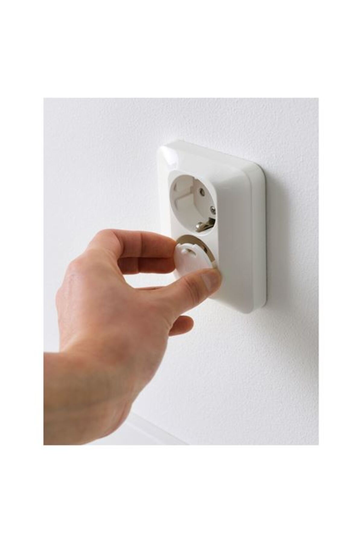 IKEA Priz Emniyeti 12Li MeridyenDukkan, Beyaz Çocuk Güvenlik Ürünleri Priz Kapatıcı fotoğrafı 3 (önizleme)