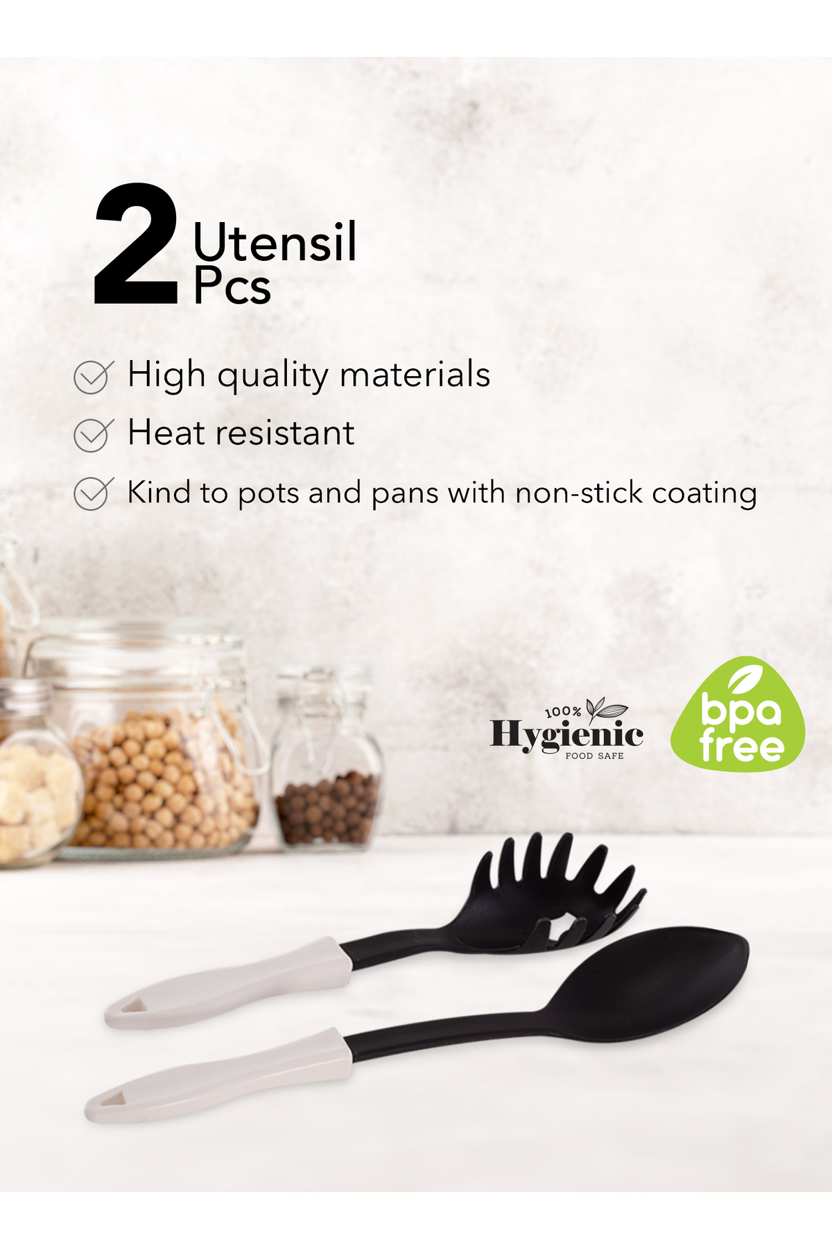 طقم أواني طهي جرانيت غير لاصقة من 7 قطع - بني وبيج...