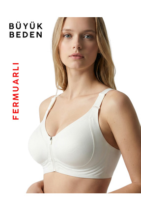 korsefabrika trend mood store BÜYÜK BEDEN FERMUARLI Lazer Kesim İz Yapmayan B...