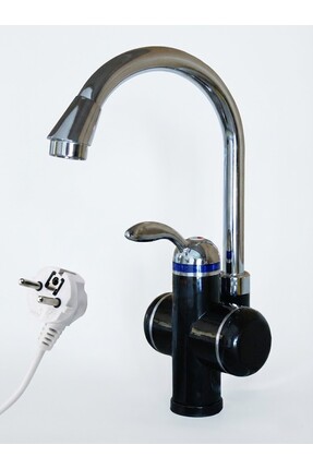 Sıcak Musluk Elektrikli Ani Su Isıtıcı Termal Şofben Musluk Lavaboya Monteli ...