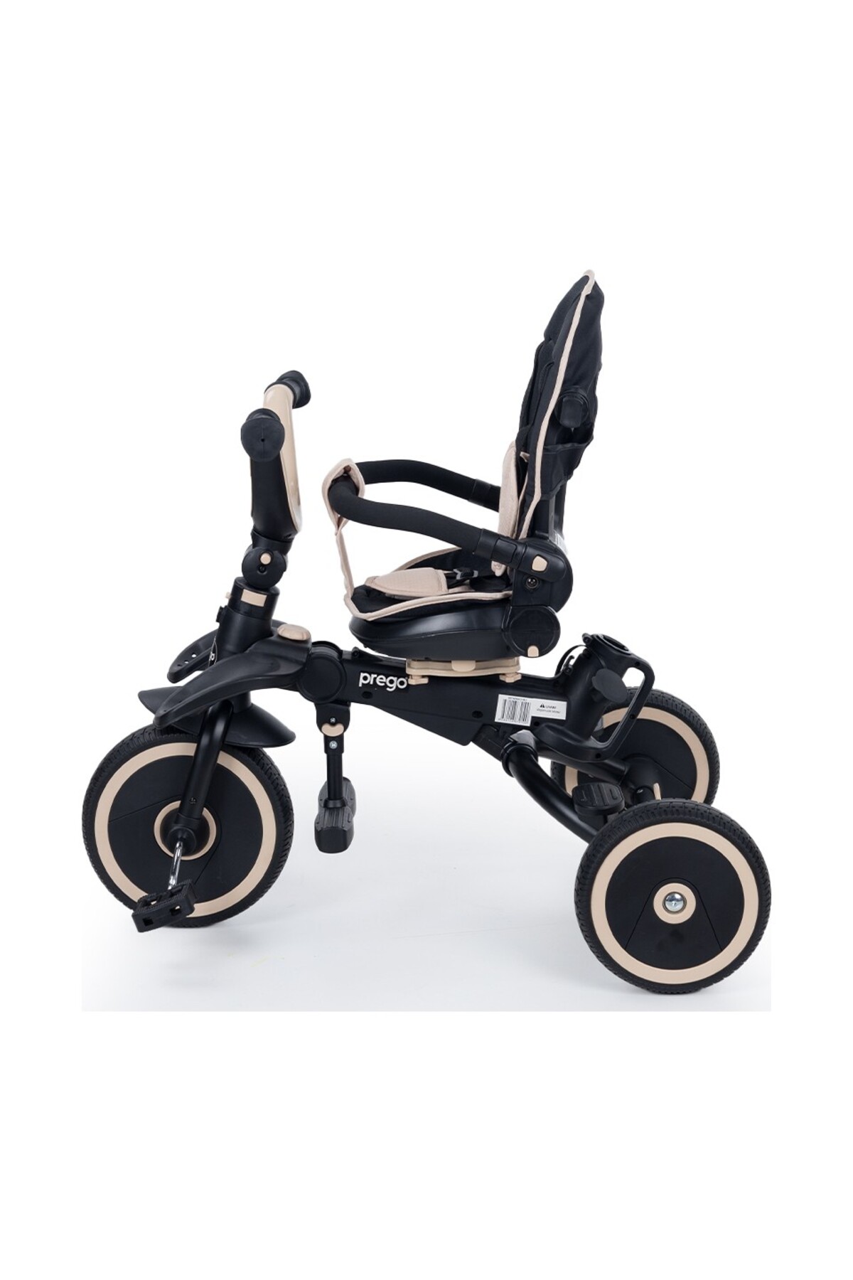 Prego MONACO 6 in 1 Çift Yönlü Çocuk Bisikleti BEJ fotoğrafı 4 (önizleme)