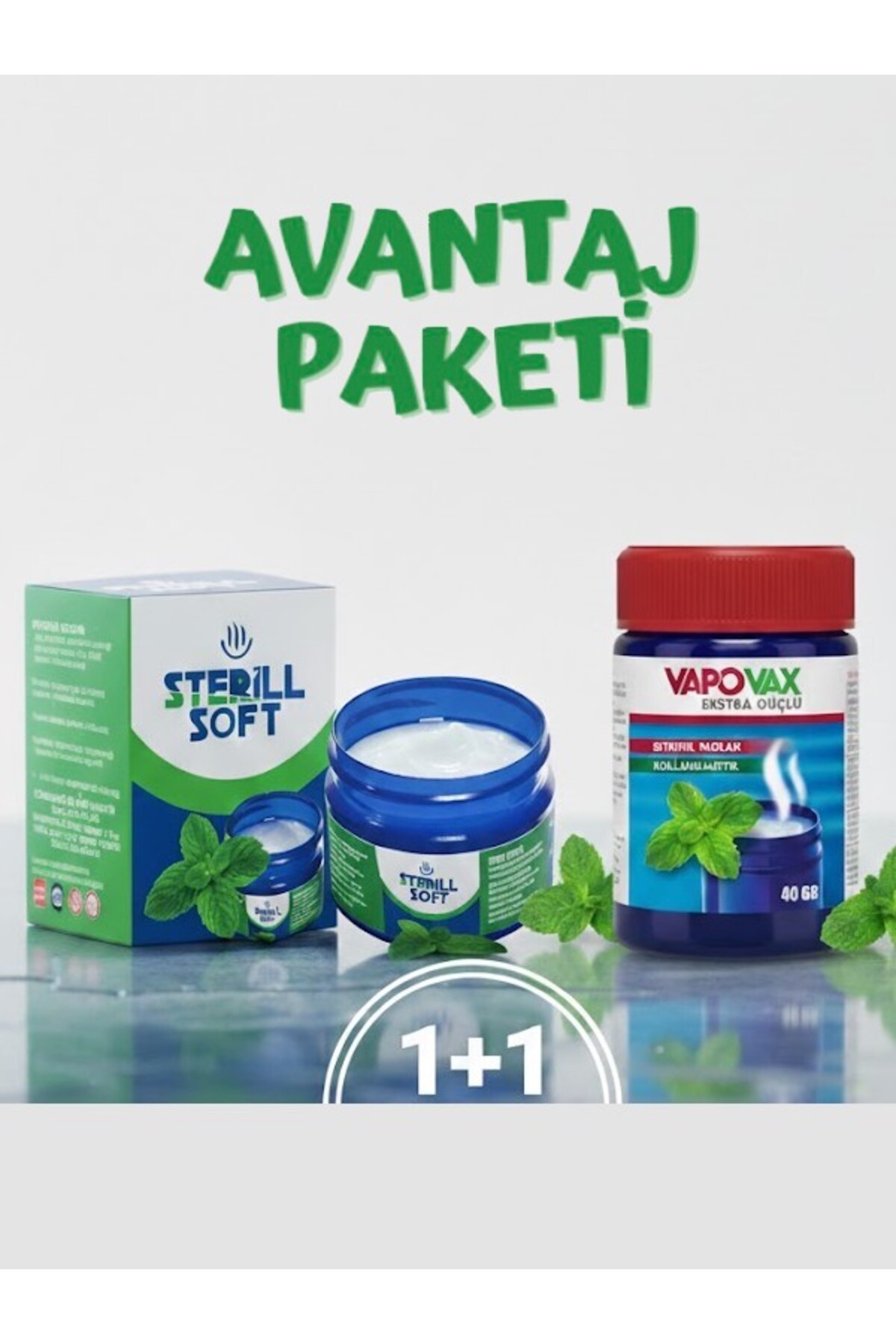 Sterillsoft Vicks 40 GR Vapovax 40 Gr 2 Li Set Avantaj Paket