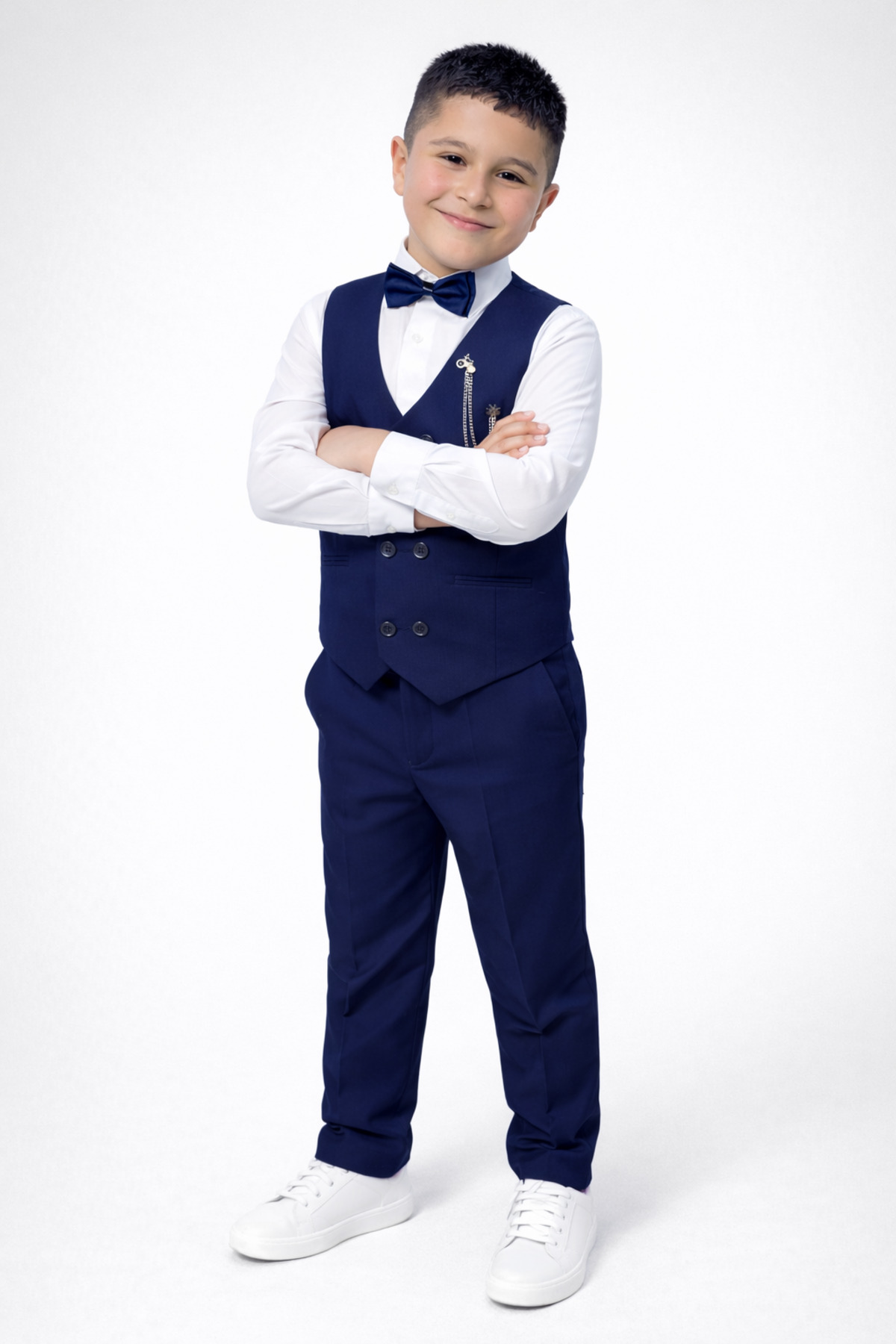 HAYTA Çocuk Yelek Takim Gömlekli Set 0-1yaş-14yaş Sax fotoğrafı 5 (önizleme)