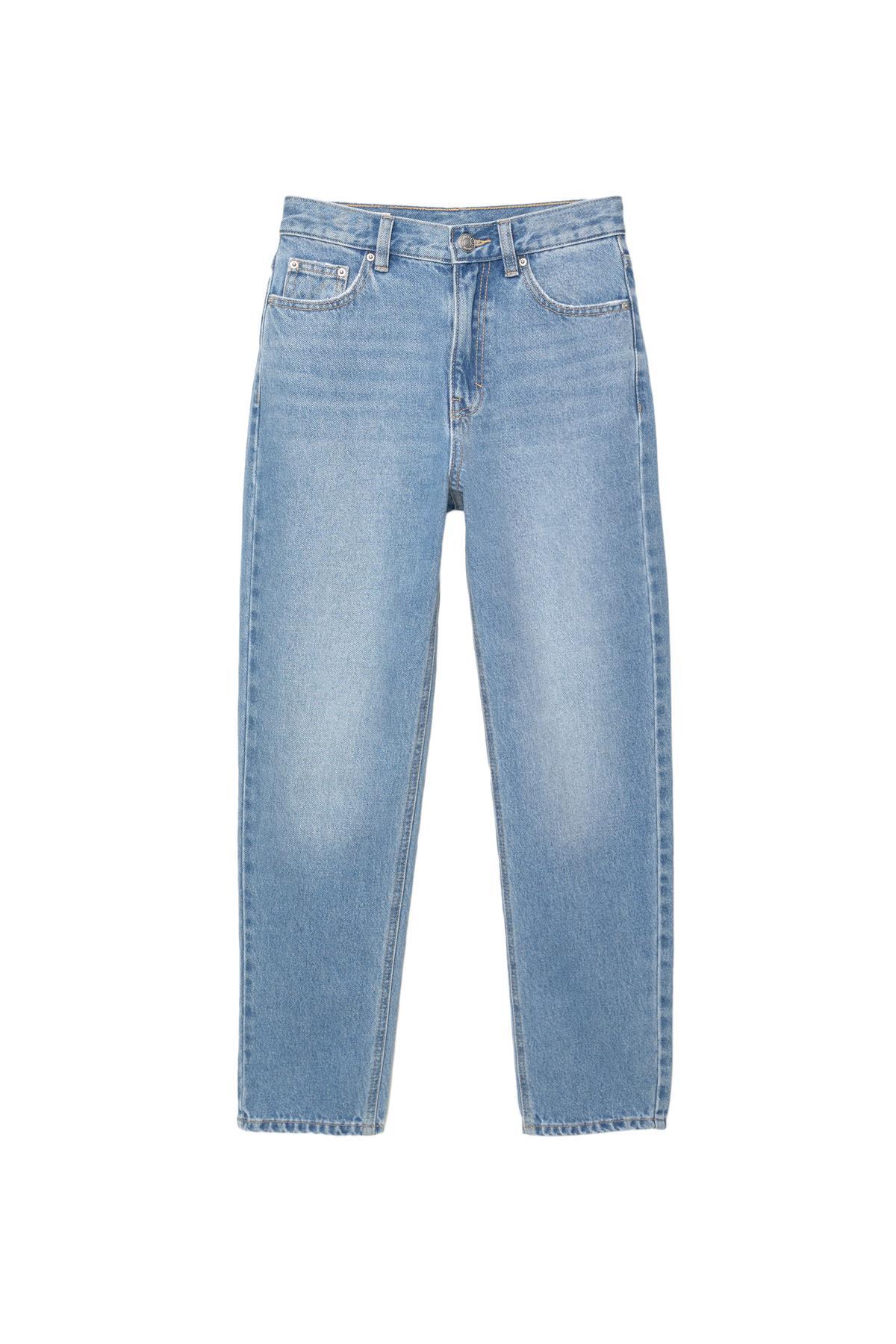 Pull & Bear  Mom fit yüksek bel jean - Görsel 4