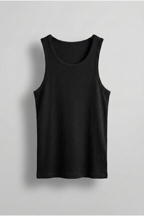 ablukaonline Erkek Basic Fitilli Kumaş Sporcu Atlet Siyah