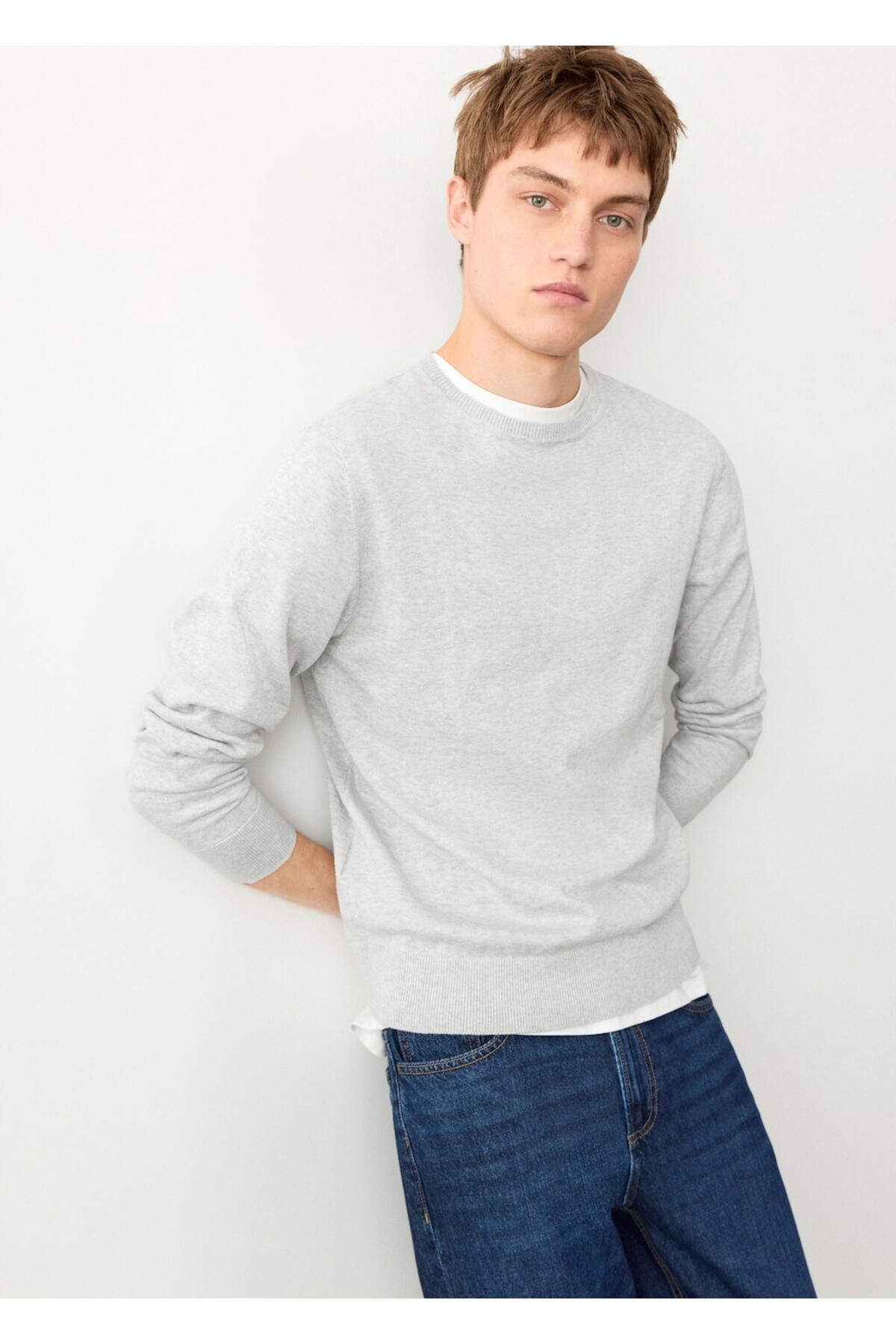 مانگو ژاکت بافتنی نخی