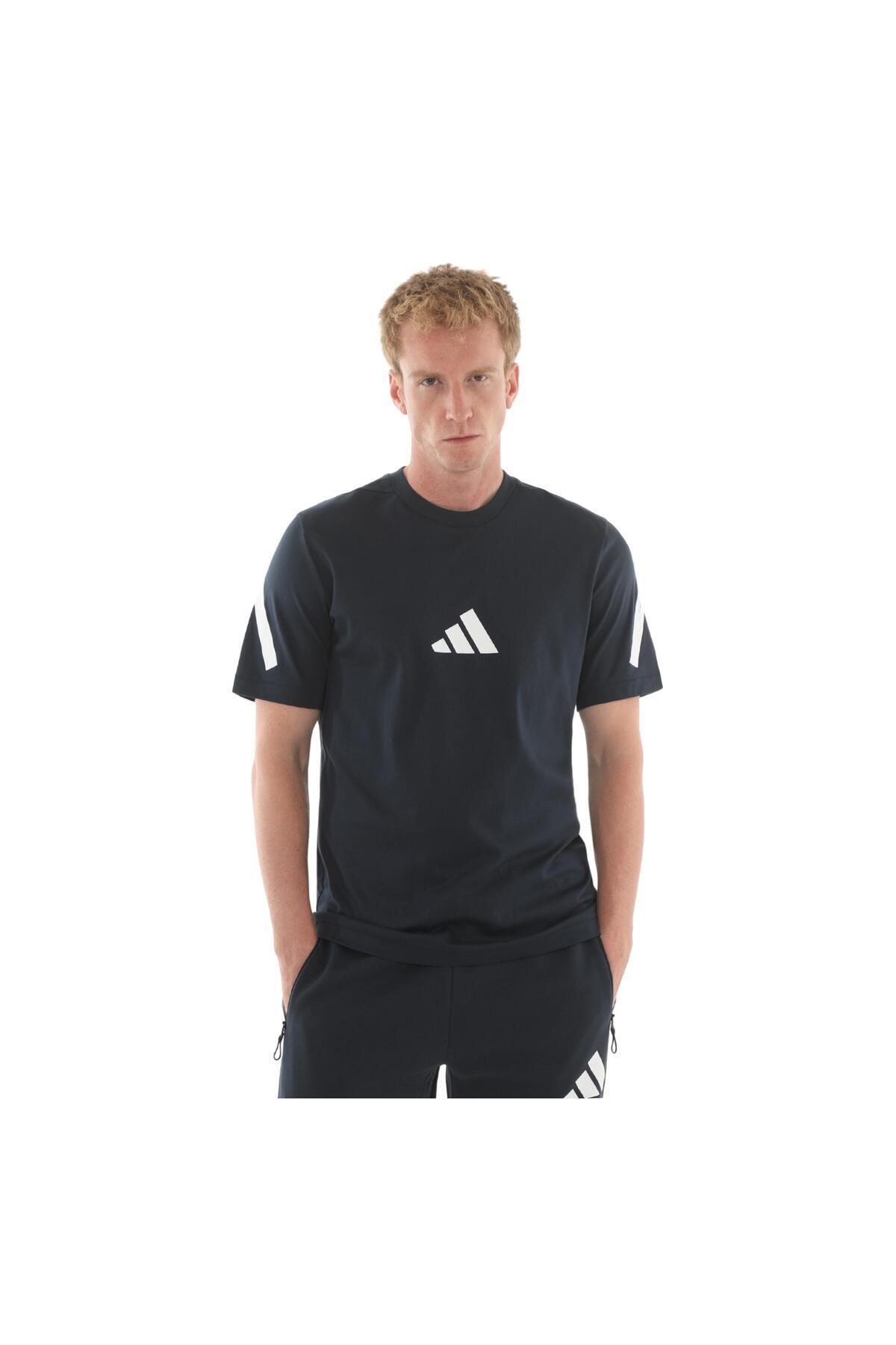 آدیداس تی‌شرت مردانه مدل JW4735-E M Z.n.e. سرمه‌ای