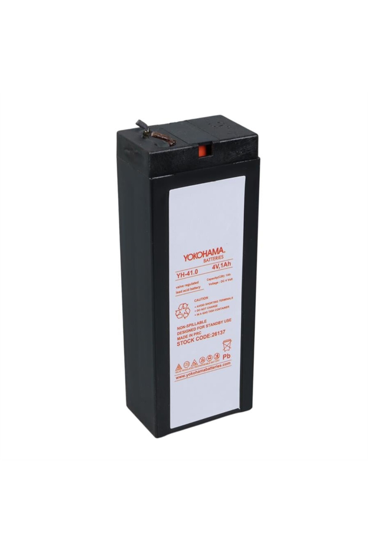 yottyページ Yokohama Batteries Yokohama YH-41.0 4 Volt - 1 Amper Akü (34X64x21