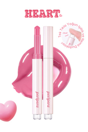 PERIPERA Yoğun Nemlendirici, Parlak Bitişli Balm PERIPERA Heart Jam Glow Lip ...