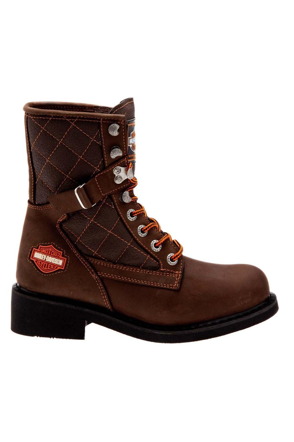 Harley Davidson New Worker Erkek K.Kahve Nubuk Bot