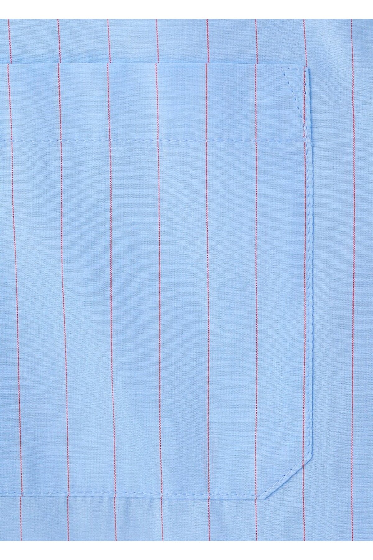 MANGO  Pamuk ve lyocell karışımı düz kesim gömlek - Görsel 6