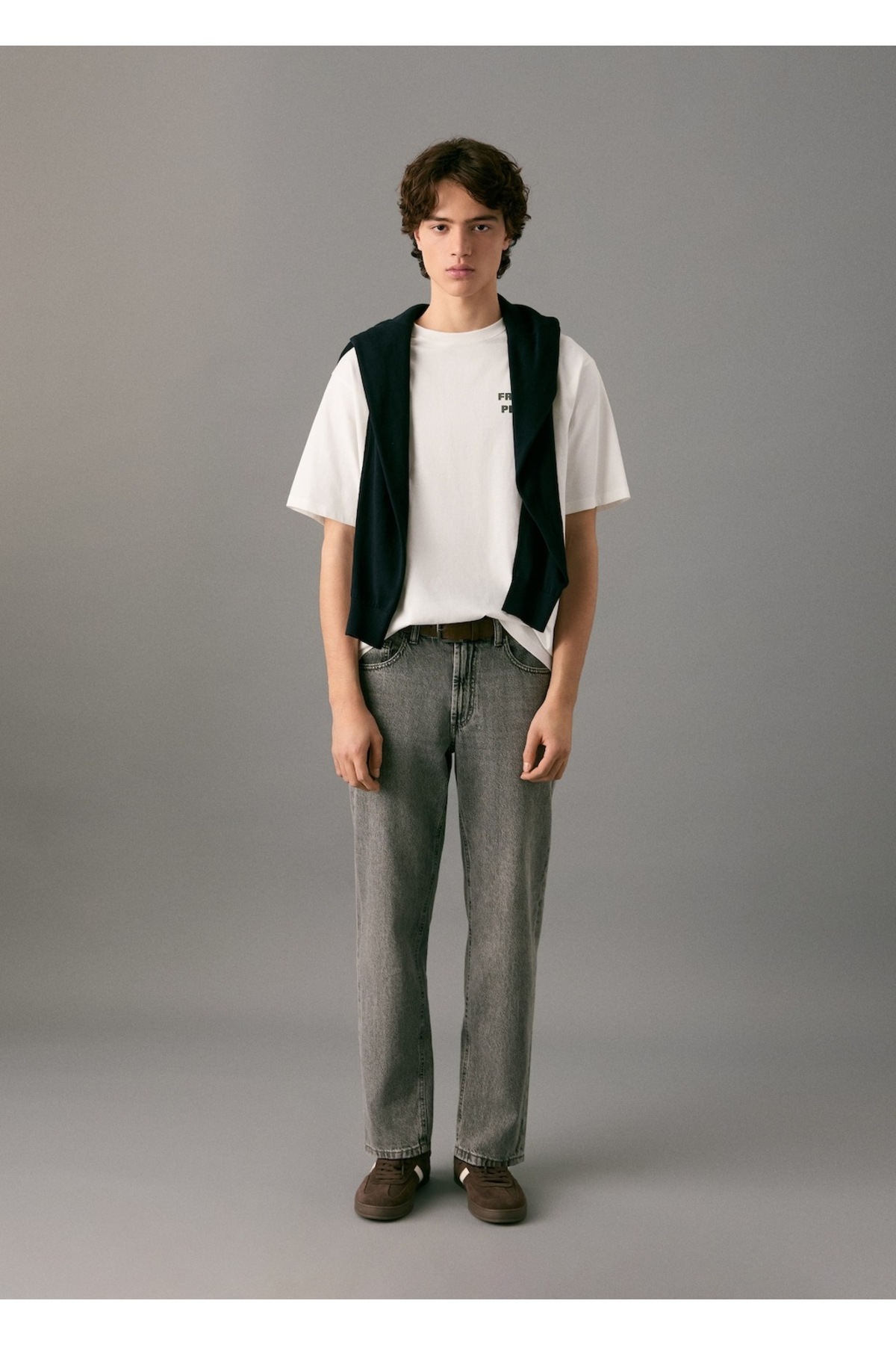 تیشرت مردانه طرح دار آستین کوتاه | مانگو MANGO Teen 27091514 - تصویر 2