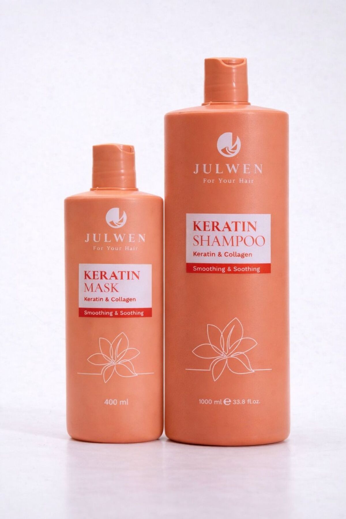 Julwen KERATİN ŞAMPAUN 1000 ML + KERATİN MASK 400 ML 2"Lİ SET — TYCZW1PLTN172261941768527