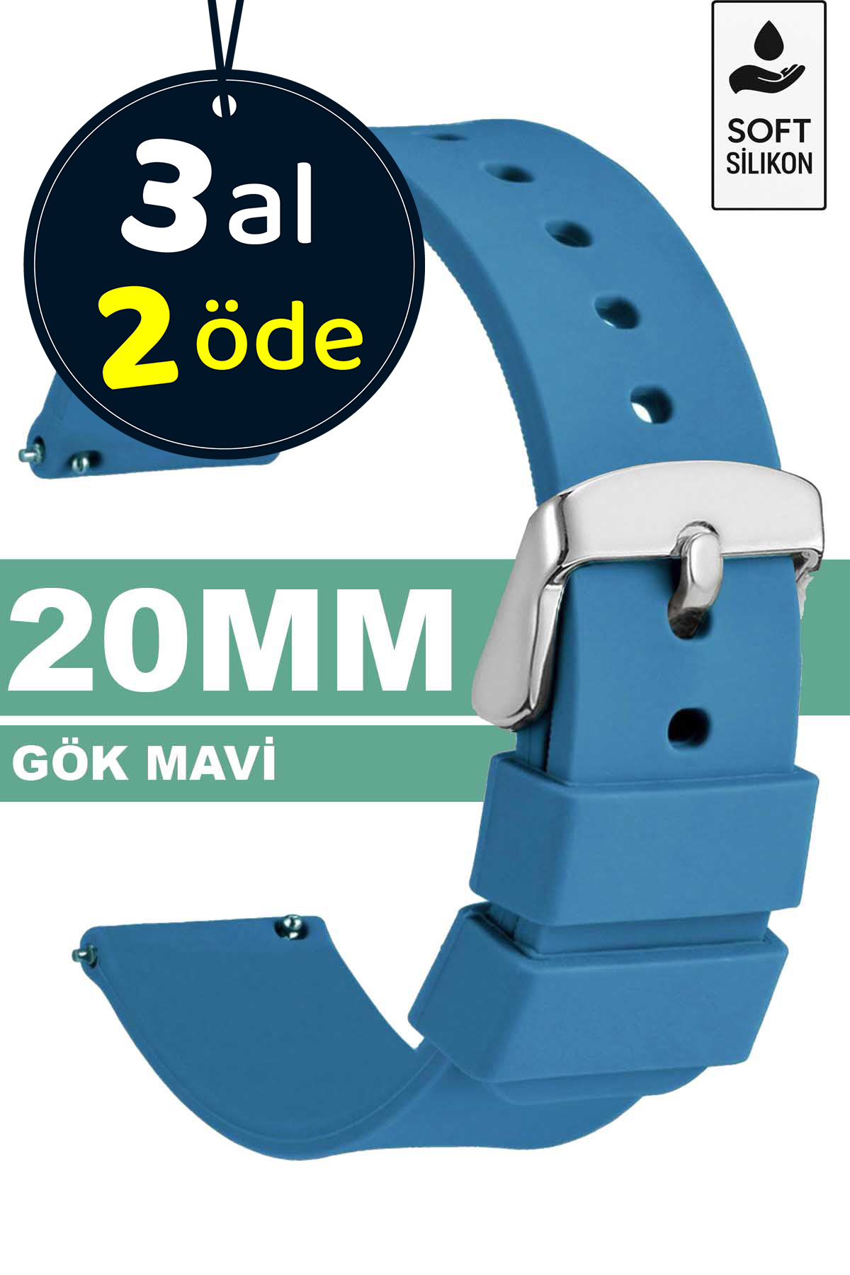 Huawei Gt Gt2 Gt3 42mm Elegant Samsung Galaxy Watch 4 5 5 Pro 6 20mm Silicone Lanyard Strap MDL5