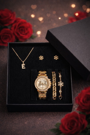 Arzu Butik kişiye özel kadın kol saati, saat bileklik kolye küpe hediye seti ...