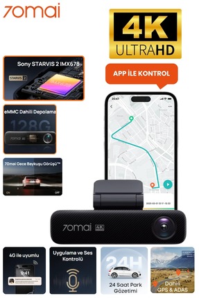 70MAİ Dash Cam 4K M800 Ön Kamera