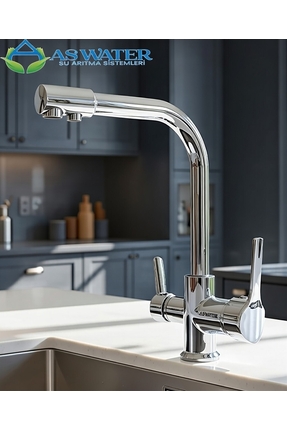 As Water Arıtma Bataryası 3 Yollu Arıtma Musluğu Su Arıtma Bataryası Sıcak-so...