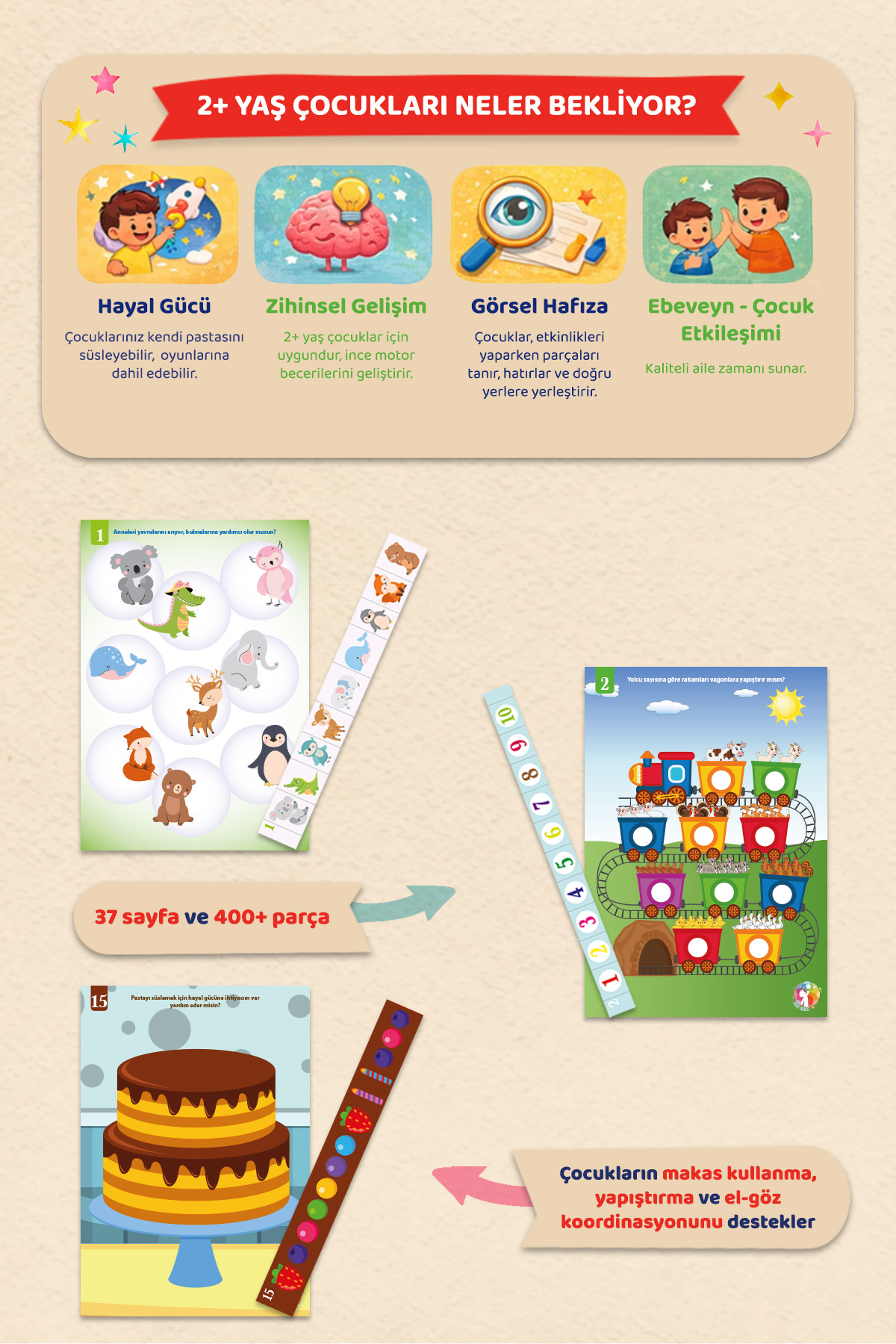 MERT BEBEK KES-YAPIŞTIR-TAMAMLA EĞİTİCİ AKTİVİTE SETİ, OKUL ÖNCESİ MAKASLI ETKİNLİK SETİ fotoğrafı 3 (önizleme)