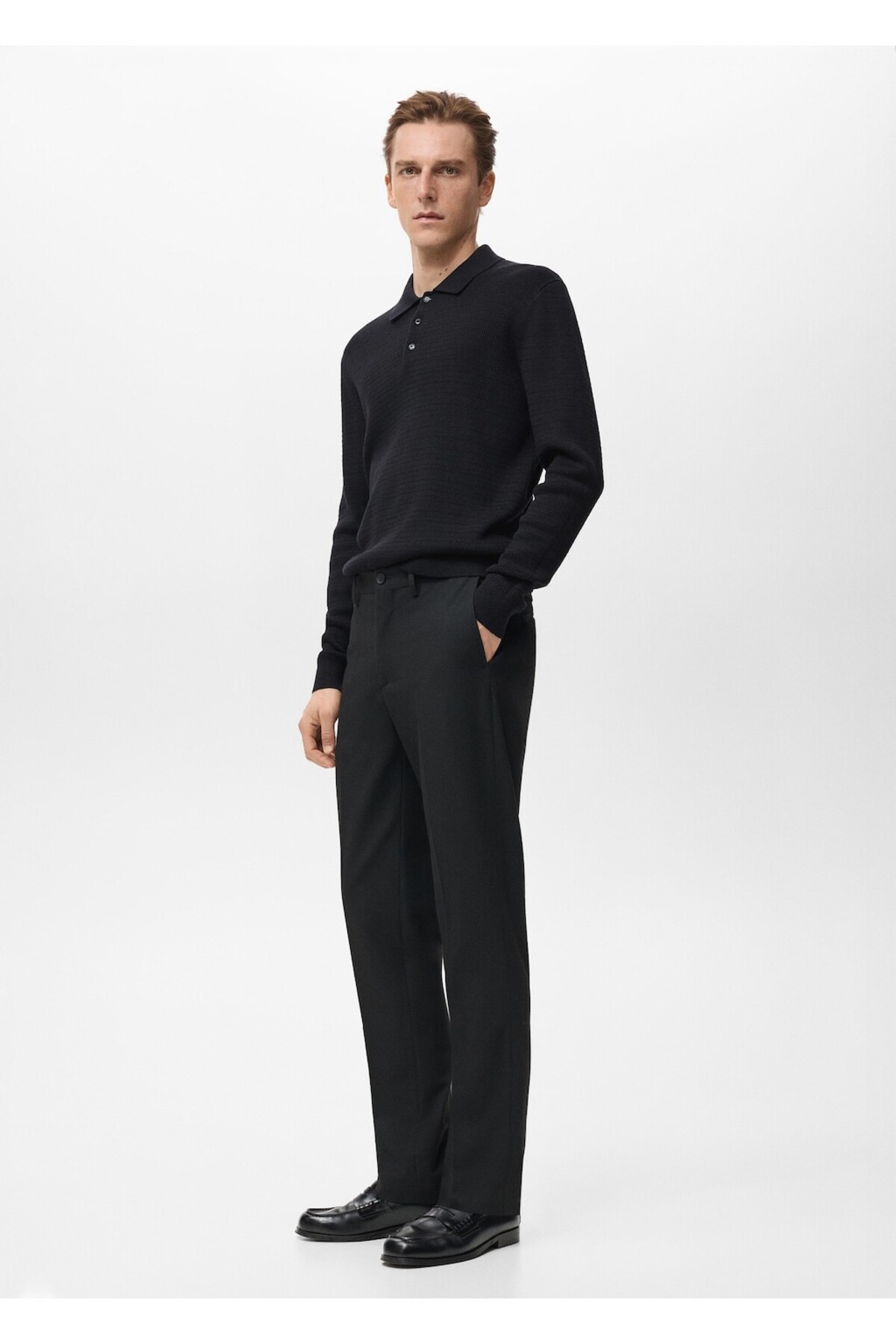 شلوار مردانه راسته فاق نرمال | مانگو MANGO Man 27091256 - تصویر 7