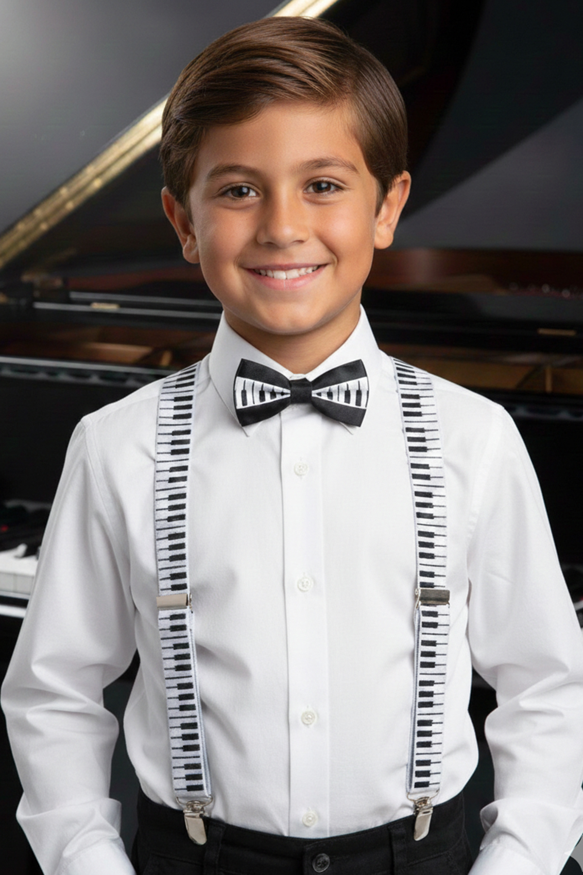 BOY'S SUSPENDERS and BOW TIE 1-12 YEARS OLD COMPATIBLE