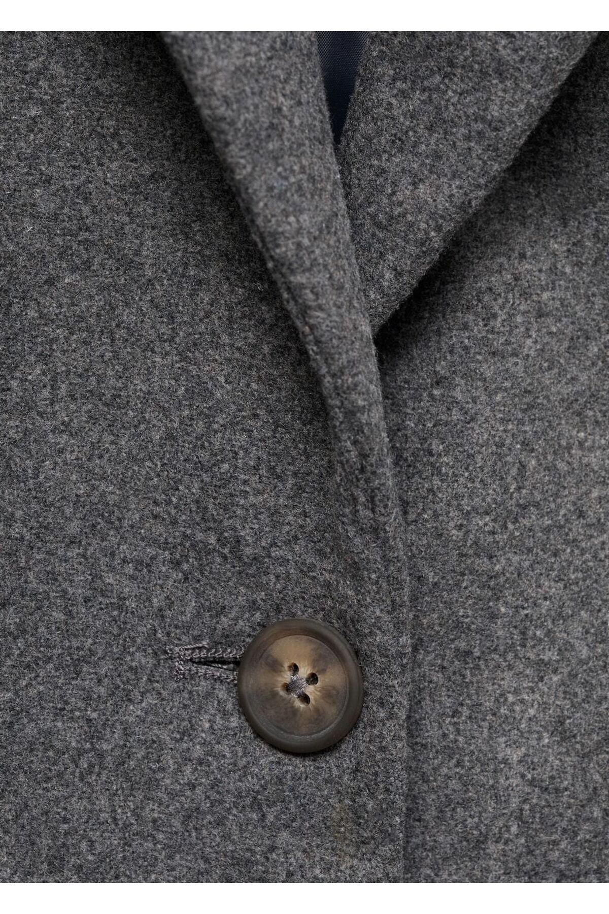 MANGO Teen  Midi kumaş palto - Görsel 8