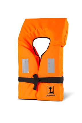 GİLDRON Can Yeleği 100 Newton Standart Yetişkin Bağlı Onaylı Ce Sertifikalı
