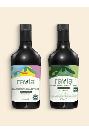 Ravla 2'li Ürün- Organik Erken Hasat Zeytinyağı 500 ml/ Kids Meyvemsi Organik...