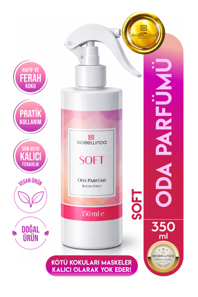 BioBellinda Doğal İçerikli Kötü Koku Kovucu Oda Parfümü Soft 350 ml